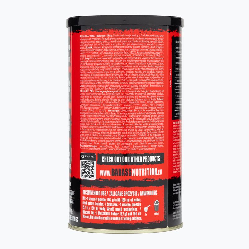 Kreatinas Fitness Authority Bad Ass Crea 300 g fruit massage 3