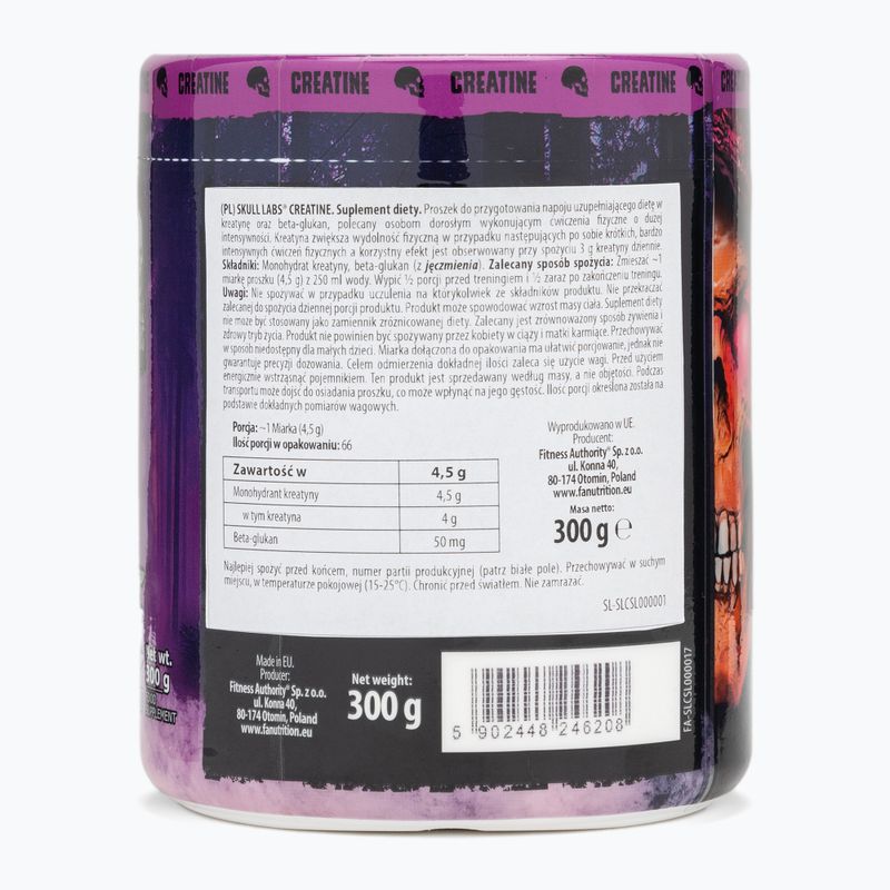 Kreatinas Fitness Authority Skull Labs Creatine 300 g 2