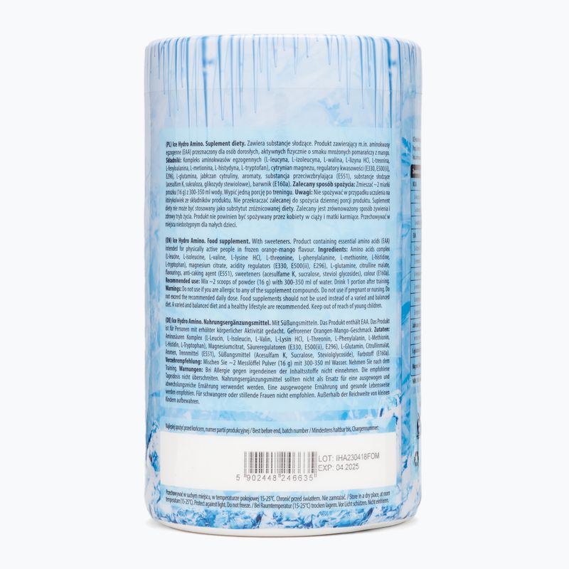 Aminorūgštys Fitness Authority Fa Ice Hydro Amino 480 g orange/mango 3