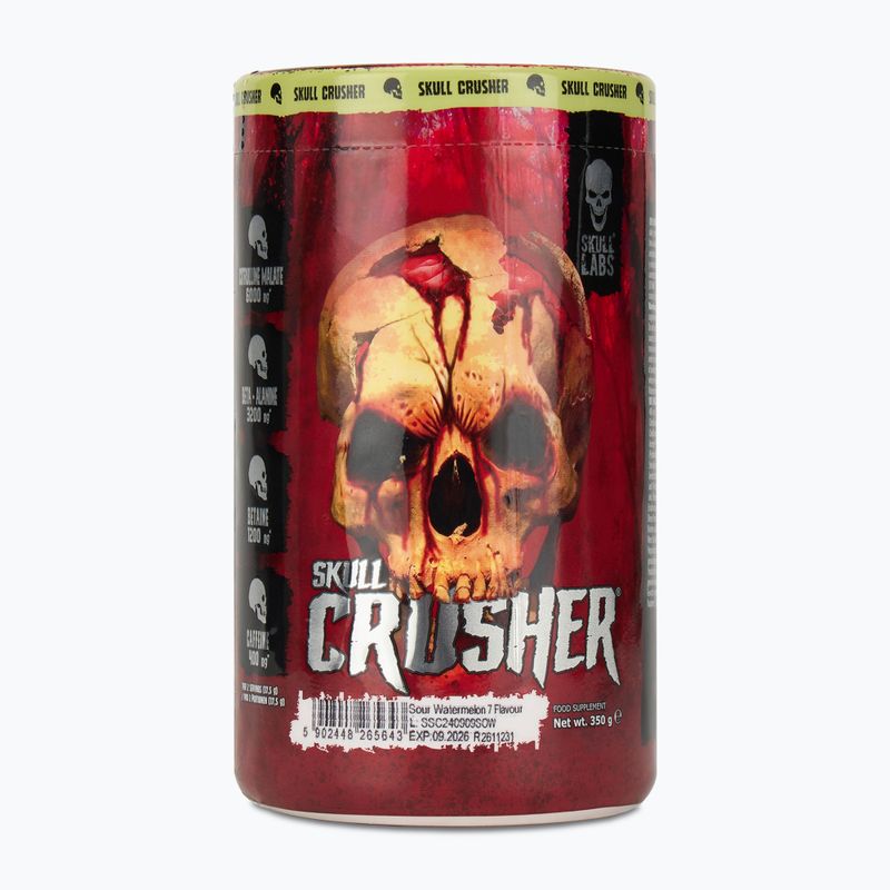 Gėrimas prieš treniruotę Fitness Authority Skull Crusher 350 g sour watermelon