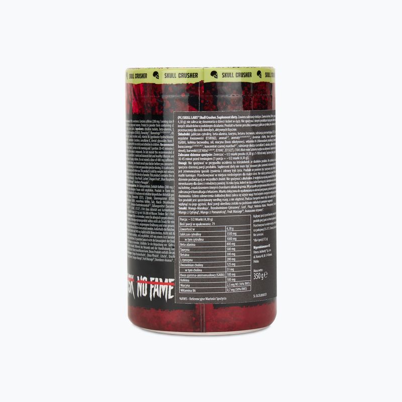 Gėrimas prieš treniruotę Fitness Authority Skull Crusher 350 g sour watermelon 2