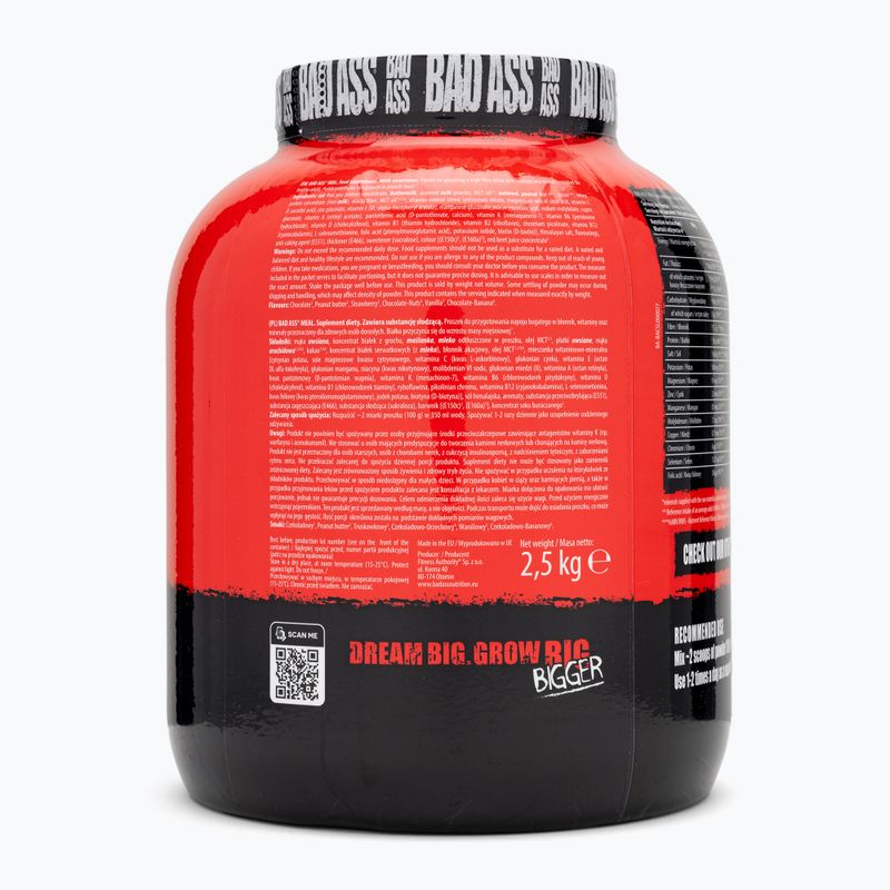 Gaineris Fitness Authority Bad Ass Meal 2,5 kg peanut butter 3
