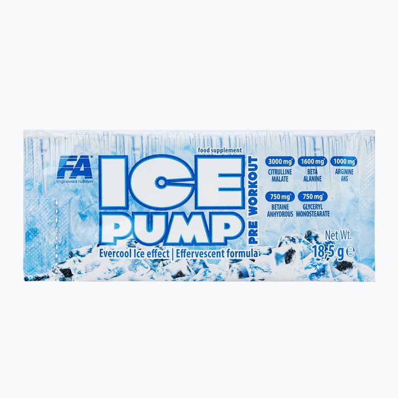 Gėrimas prieš treniruotę Fitness Authority Fa Ice Pump Pre Workout 18,5 g icy mango/passion fruit
