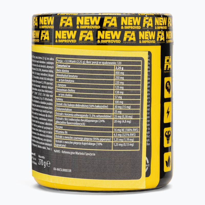 Gėrimas prieš treniruotę Fitness Authority Napalm Energizer 270 g mango/lemon 2