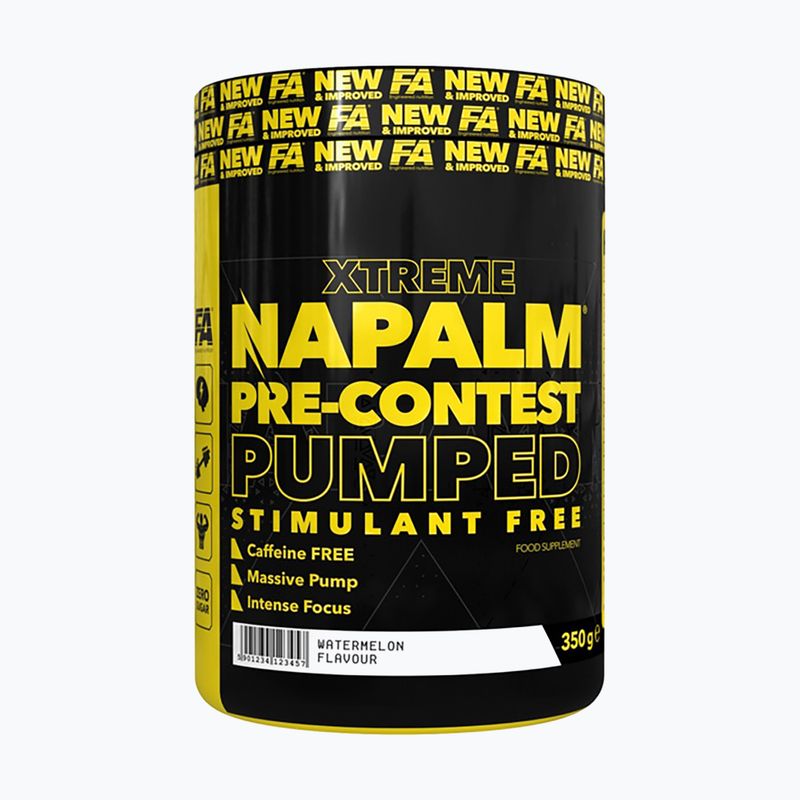 Gėrimas prieš treniruotę Fitness Authority Napalm Pre-Contest Pumped Stimulant Free 350 g cherry/ lemon