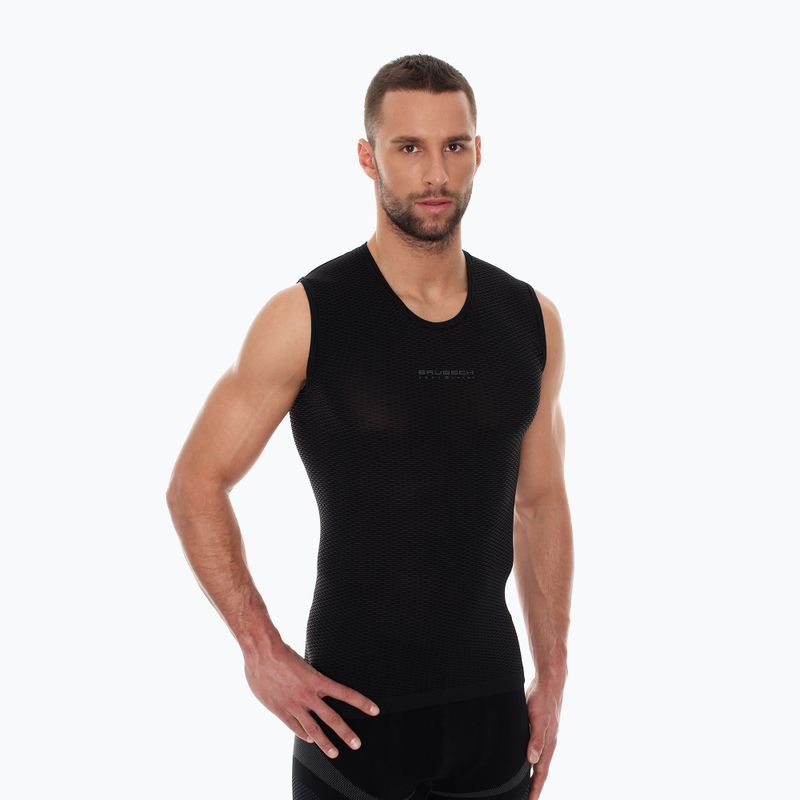 Termoaktyvūs marškinėliai Brubeck Base Layer tamsiai pilki 2