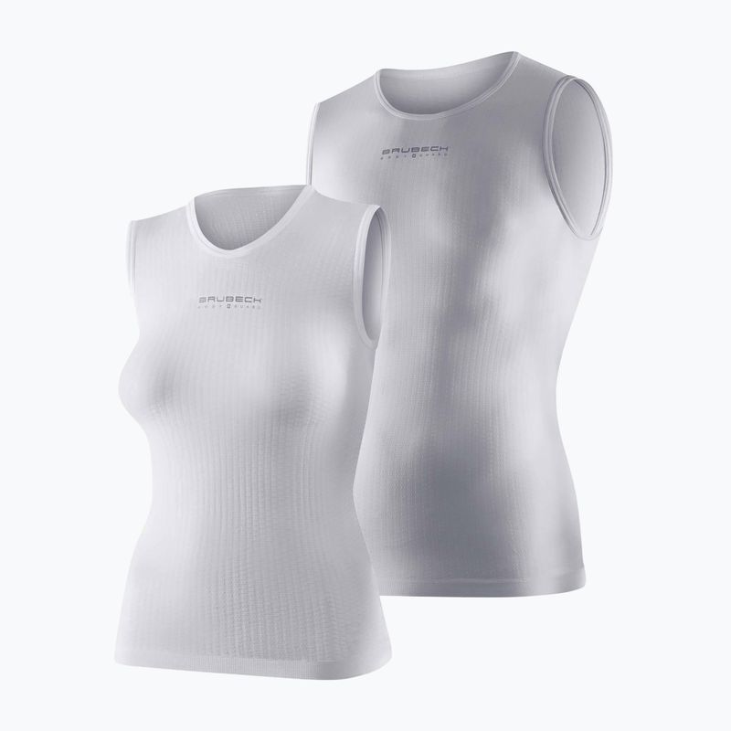 Termoaktyvūs marškinėliai Brubeck Base Layer balti 5