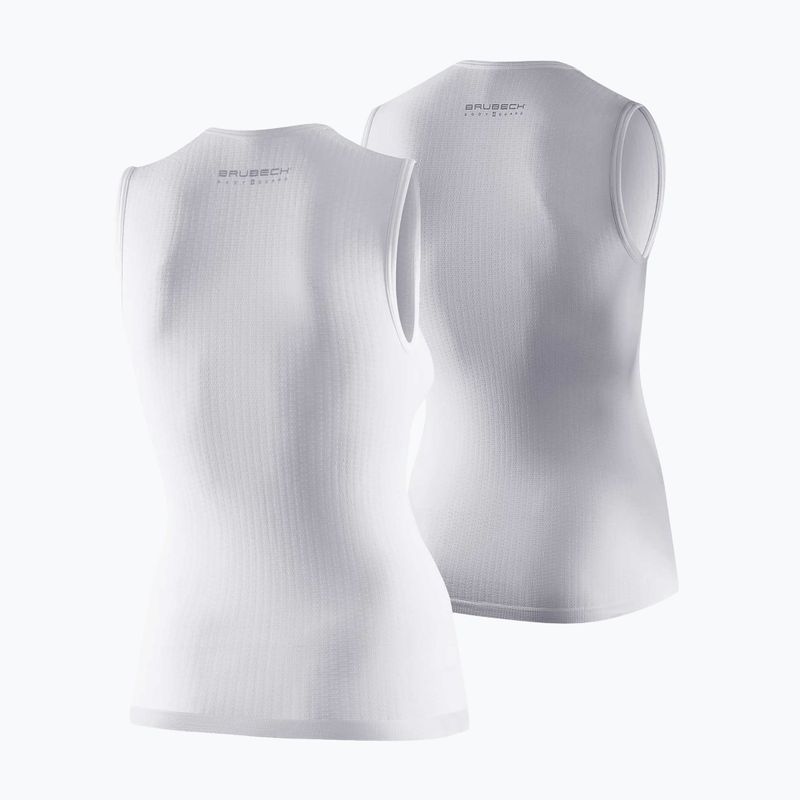 Termoaktyvūs marškinėliai Brubeck Base Layer balti 6