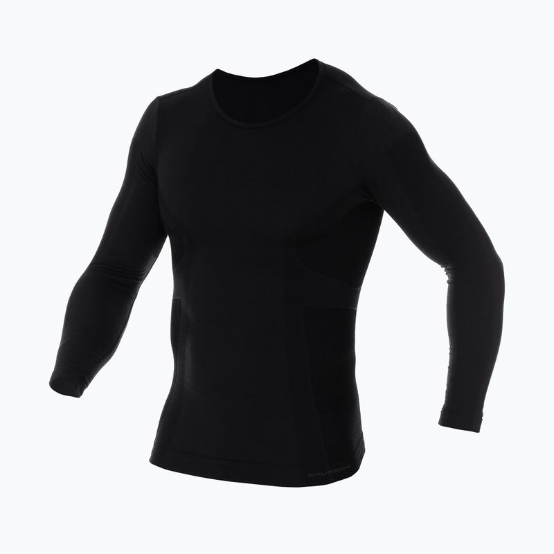 Termoaktyvus džemperis Brubeck Comfort Wool juodas 3