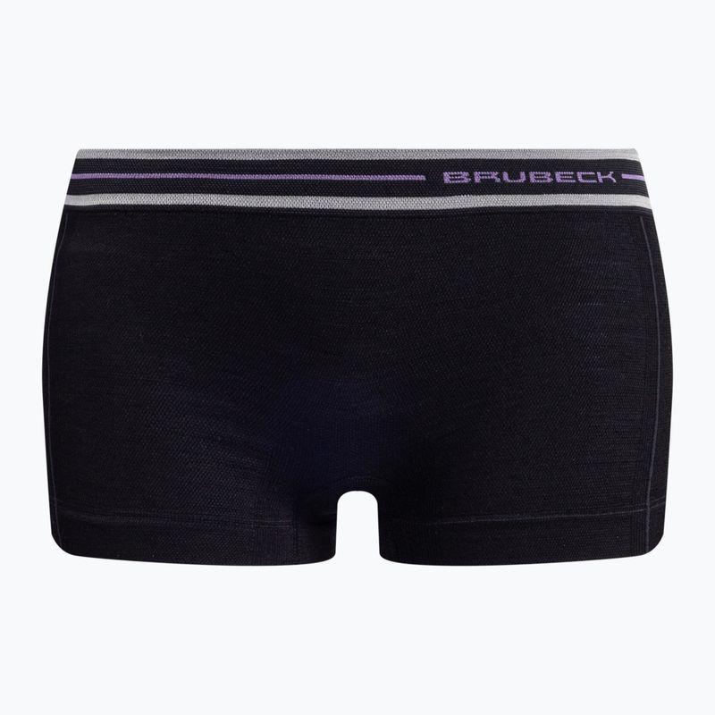 Brubeck moteriški termo šortai BX10860 Active Wool black