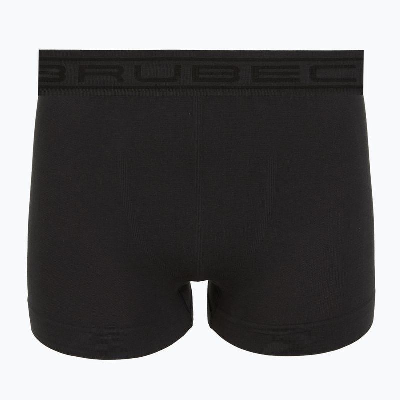 Vyriškos termoaktyvios trumpikės Brubeck Classic Comfort Cotton tamsiai pilkos