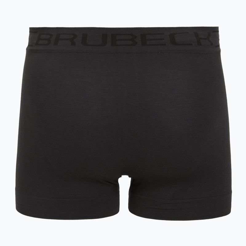 Vyriškos termoaktyvios trumpikės Brubeck Classic Comfort Cotton tamsiai pilkos 2
