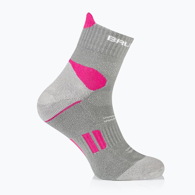 Moteriškos trekingo kojinės Brubeck Multifunctional light grey 2