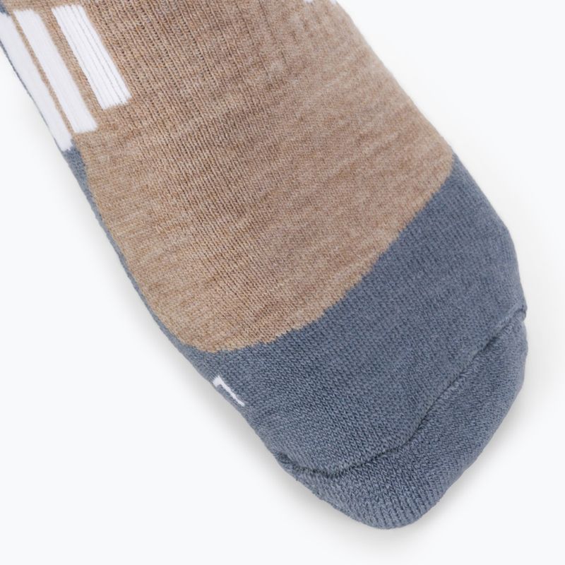 Moteriškos trekingo kojinės Brubeck BTR002 Trekking Light brown/grey 3