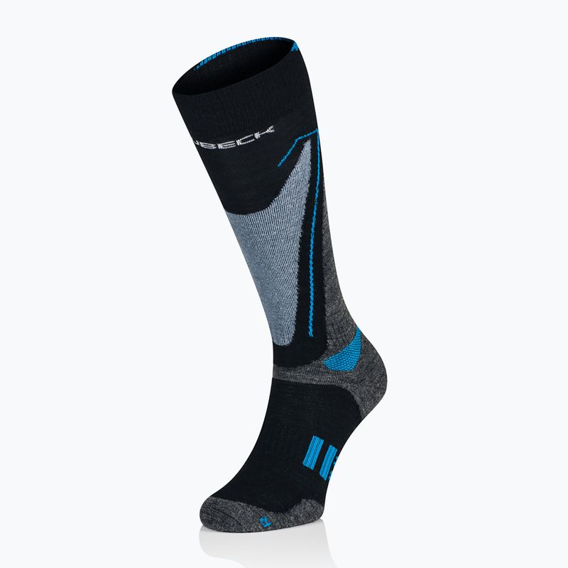 Vyriškos slidinėjimo kojinės Brubeck Snow Force Light pilkos/mėlynos 2
