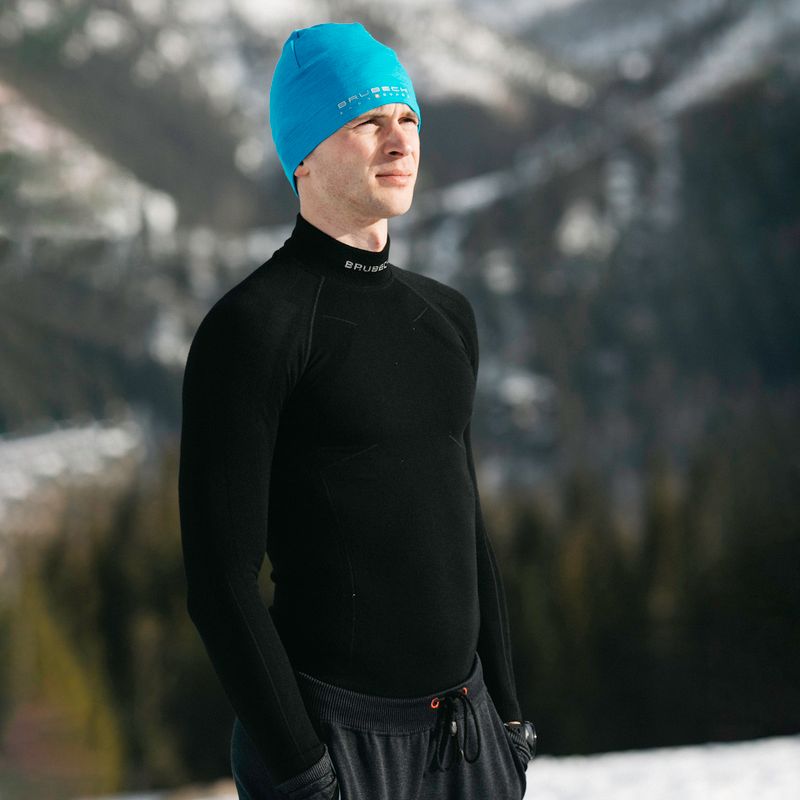 Vyriški termoaktyvūs marškinėliai Brubeck Extreme Thermo juoda 5