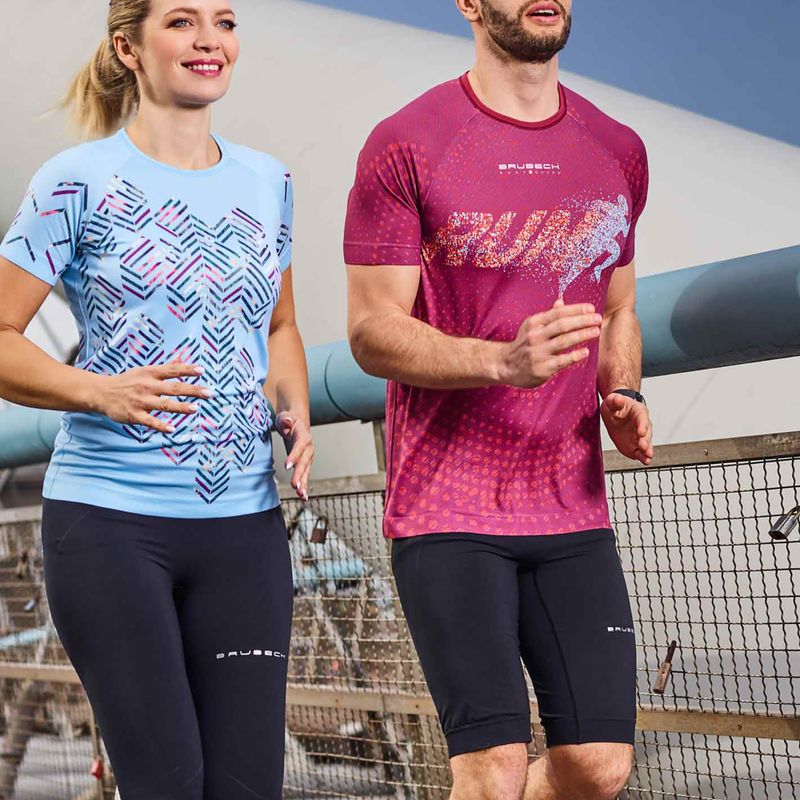 Vyriški kompresiniai šortai Brubeck LB10140A Running Force 1/2 black 4