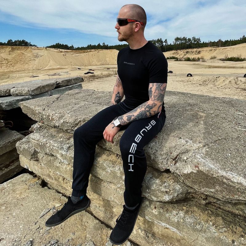 Vyriški termo marškinėliai Brubeck SS13740 3D Pro black 3