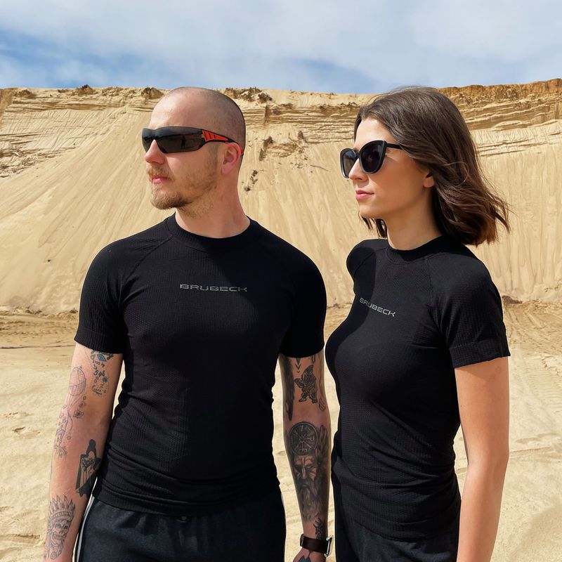 Vyriški termo marškinėliai Brubeck SS13740 3D Pro black 5