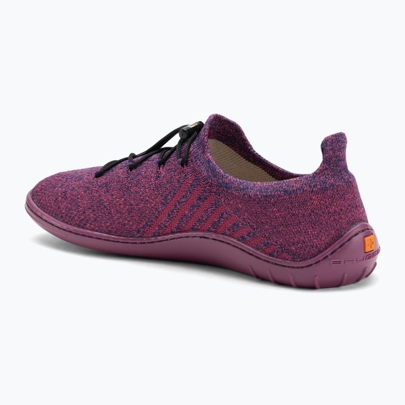 Moteriški barefoot batai Brubeck Barefoot Merino slyvų slapvos/fuksija 3
