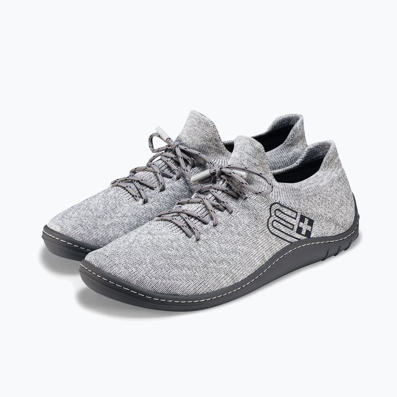 Moteriški barefoot batai Brubeck SH5010W Barefoot Merino light grey/graphite 2