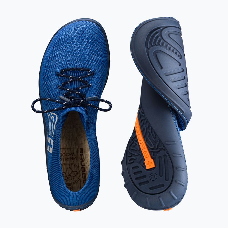 Vyriški barefoot batai Brubeck SH5009M Barefoot Merino blue/navy 6