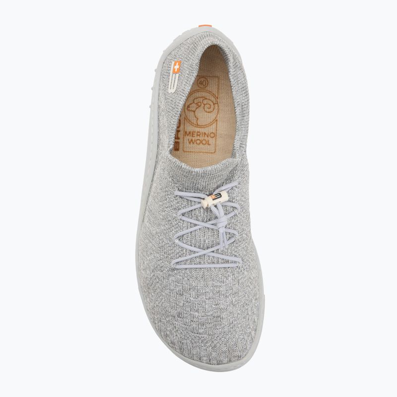 Vyriški barefoot batai Brubeck Barefoot Merino šviesiai pilki/pilki 5