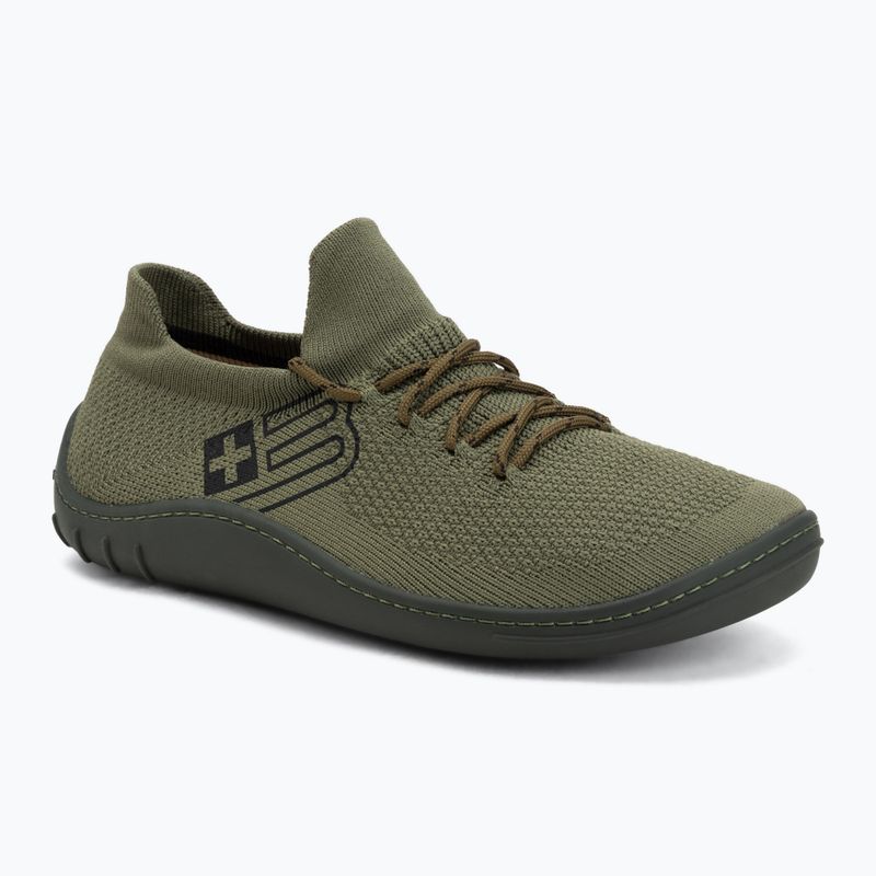 Vyriški barefoot batai Brubeck SH5009M Barefoot Merino khaki/khaki