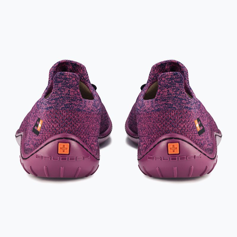 Moteriški barefoot batai Brubeck Barefoot Merino slyvų slapvos/fuksija 10