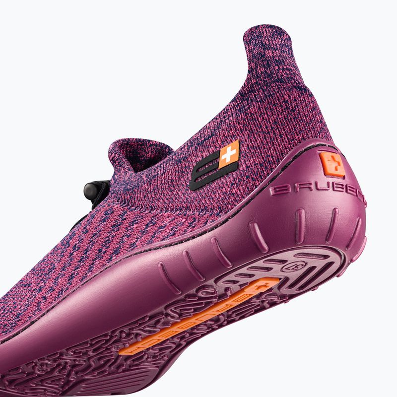 Moteriški barefoot batai Brubeck Barefoot Merino slyvų slapvos/fuksija 15