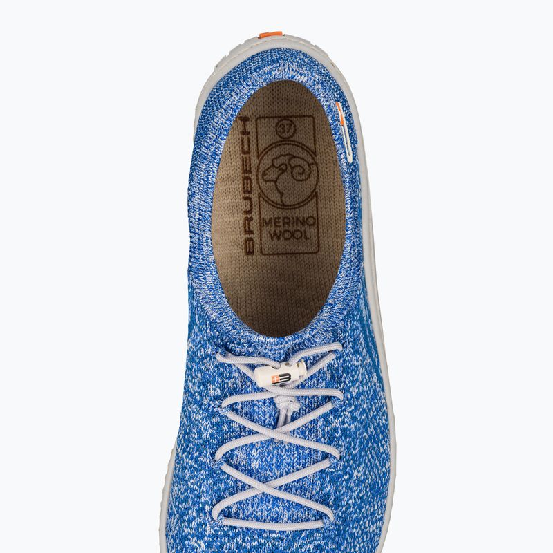 Moteriški barefoot batai Brubeck Barefoot Merino šviesiai mėlyni/pilki 14
