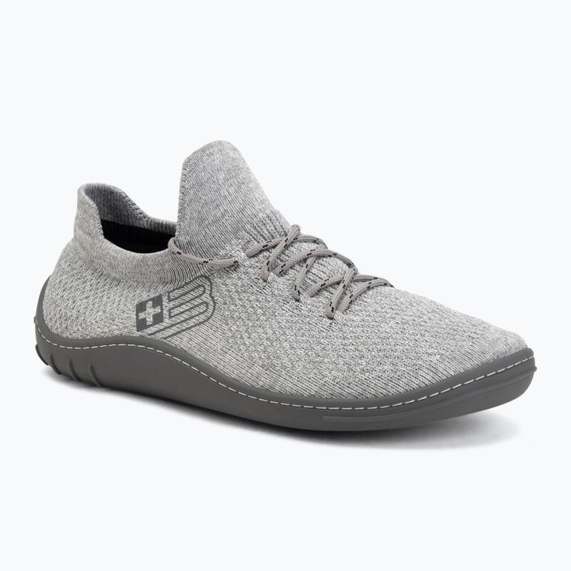 Vyriški barefoot batai Brubeck SH5009M Barefoot Merino light gray/graphite