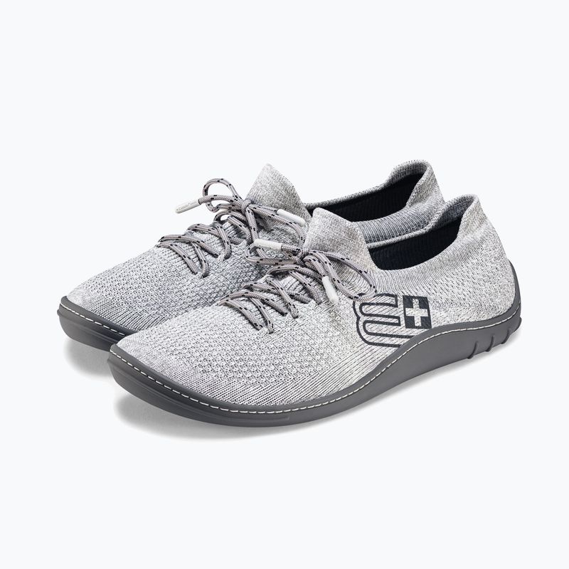 Vyriški barefoot batai Brubeck SH5009M Barefoot Merino light gray/graphite 2