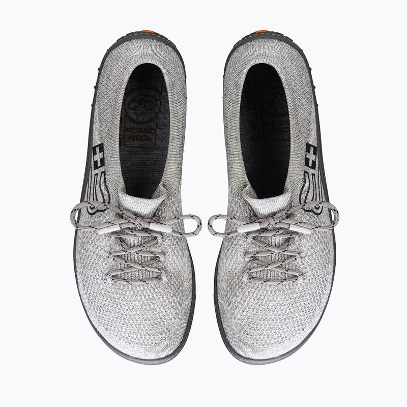 Vyriški barefoot batai Brubeck SH5009M Barefoot Merino light gray/graphite 5