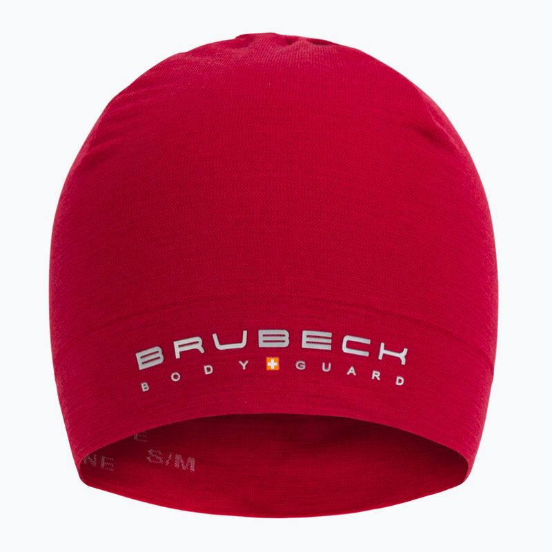 Brubeck HM10180 Extreme Wool bordo spalvos šiluminė kepurė 2