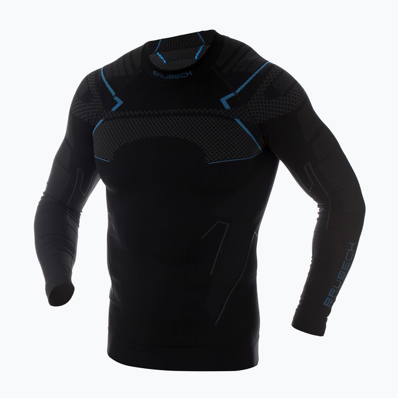 Vyriški termo megztiniai Brubeck LS13040A Thermo black/blue 3