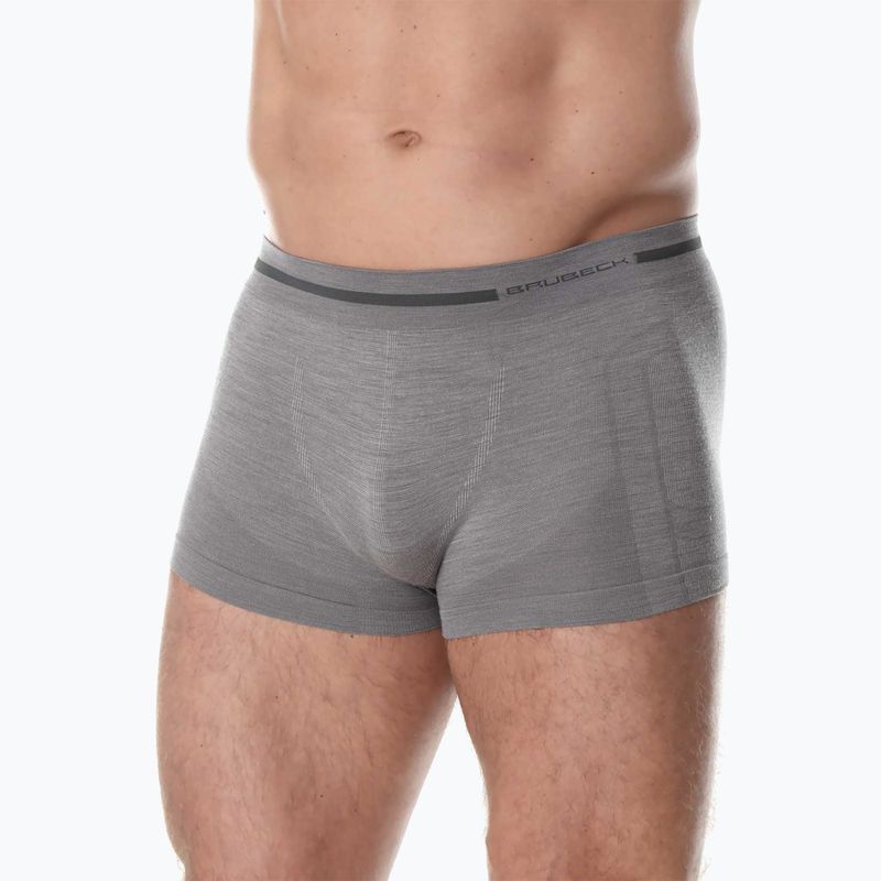 Vyriškos termoaktyvios trumpikės Brubeck Comfort Wool dark grey 2