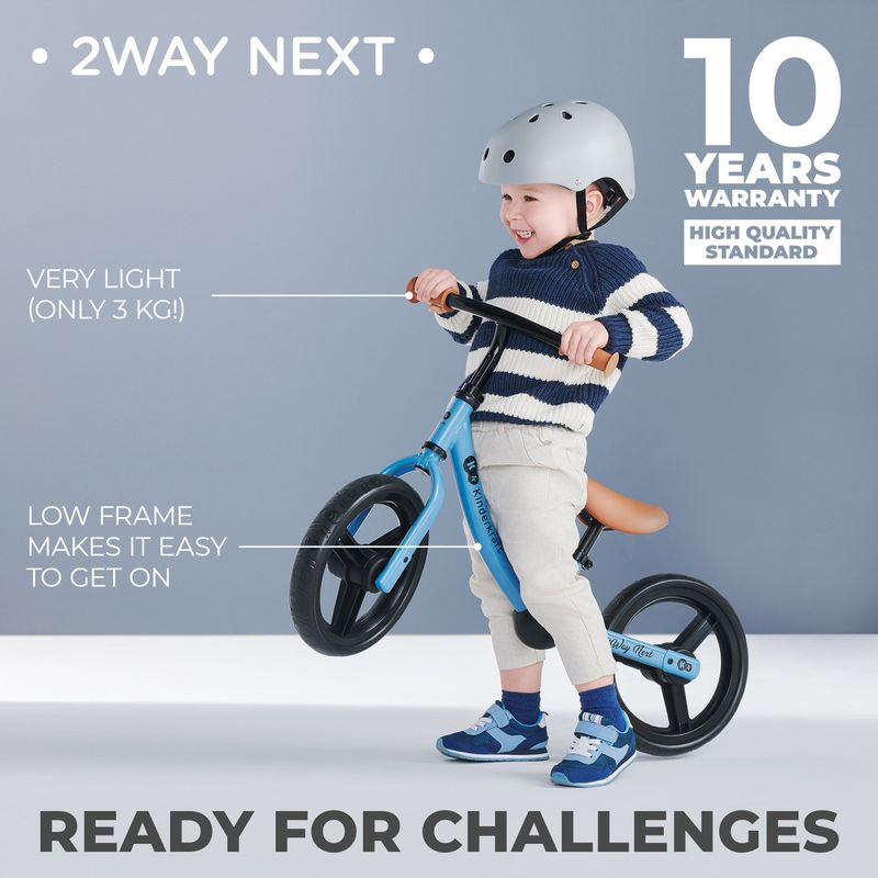 "Kinderkraft 2Way Next" šviesiai žalias bėgimo dviratis 12