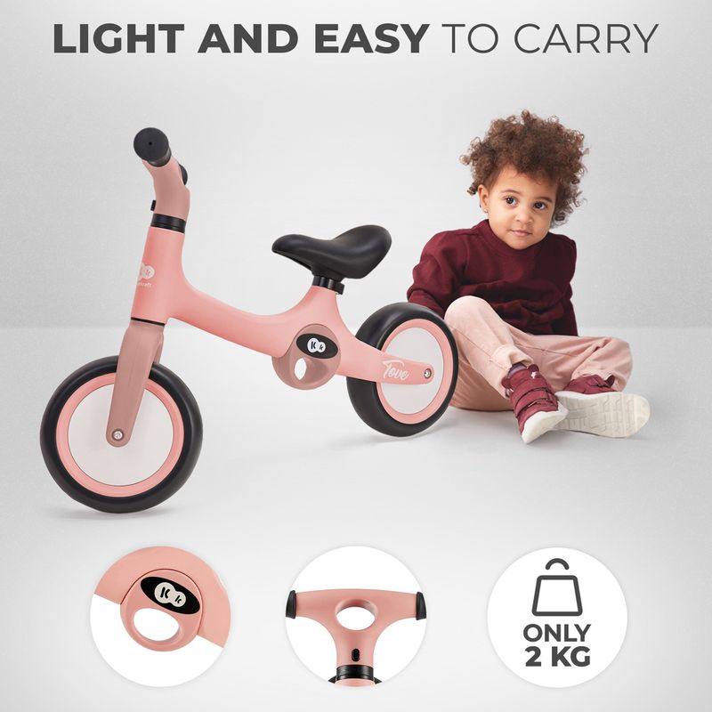 Balansinis dviratis Kinderkraft Tove rose pink 12