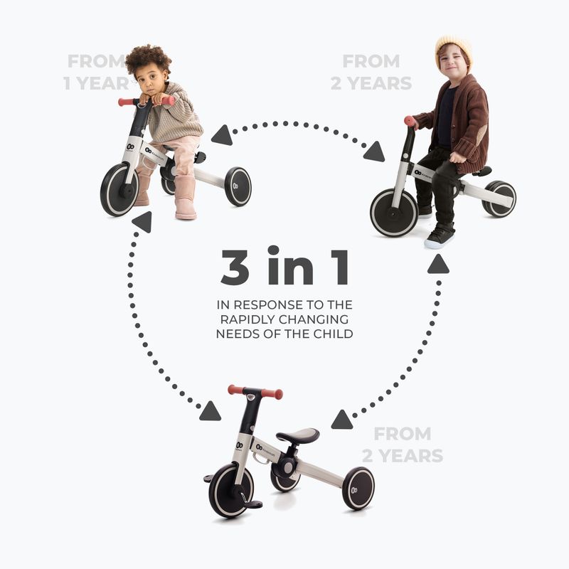 Kinderkraft krosinis triratukas 4TRIKE pilkas 9
