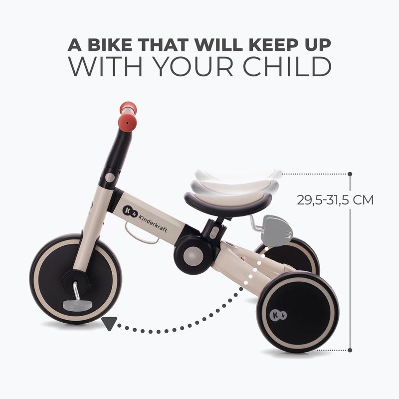 Kinderkraft krosinis triratukas 4TRIKE pilkas 10