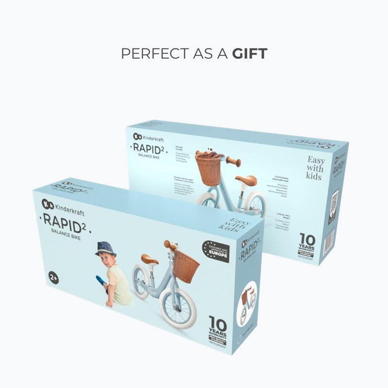 Balansinis dviratis Kinderkraft Rapid 2 blue breeze 16