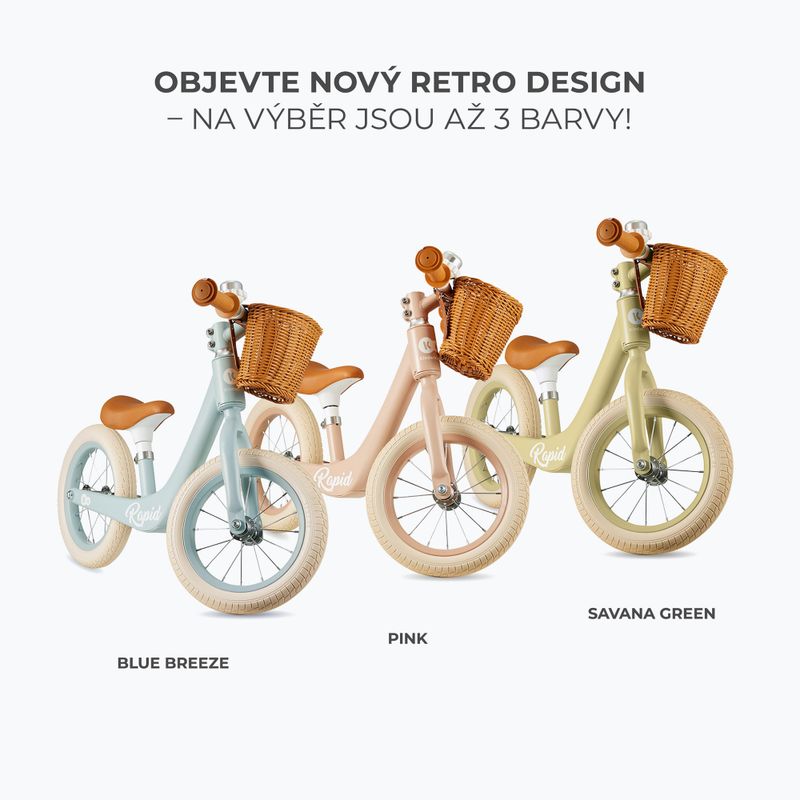 Balansinis dviratis Kinderkraft Rapid 2 blue breeze 17