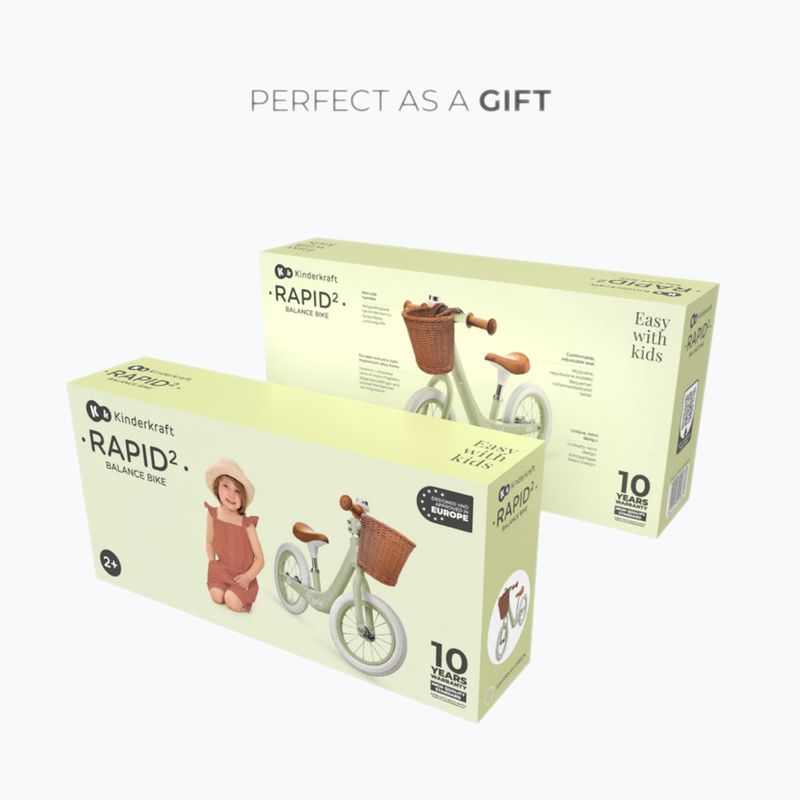 Balansinis dviratis Kinderkraft Rapid 2 savanah green 9