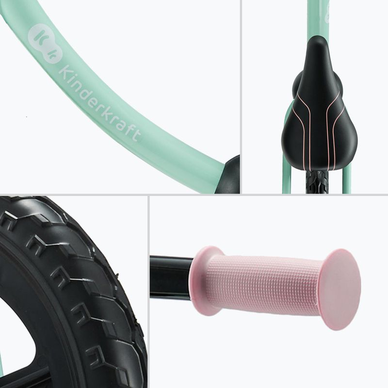 Balansinis dviratis Kinderkraft 2Way Next candy mint 5