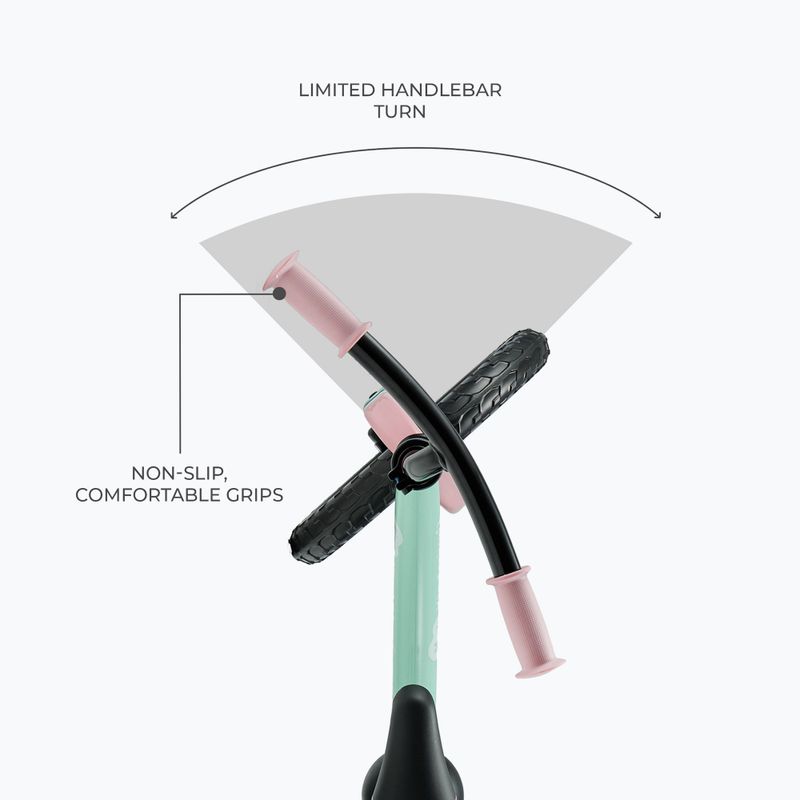 Balansinis dviratis Kinderkraft 2Way Next candy mint 6