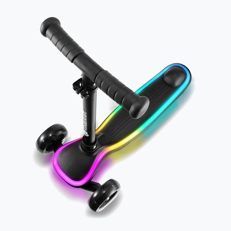 Vaikiškas triračis paspirtukas Kinderkraft Raket black 3