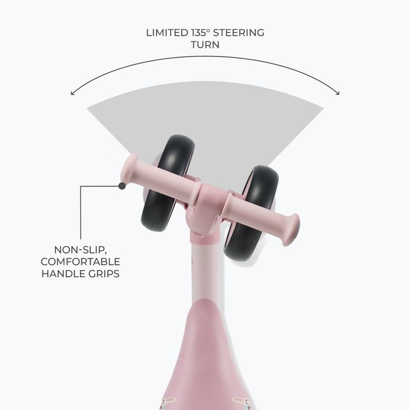 Balansinis dviratukas Kinderkraft Cutie Flash pink 5
