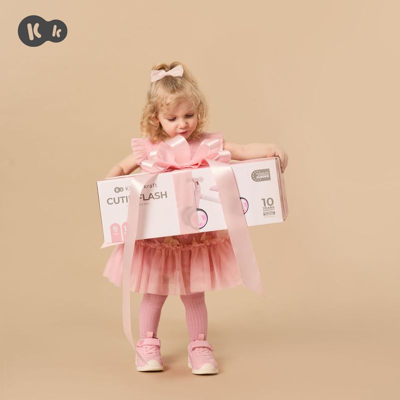 Balansinis dviratukas Kinderkraft Cutie Flash pink 9