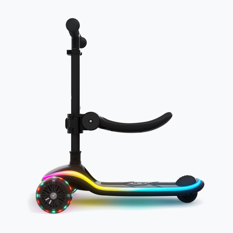 Vaikiškas triratis paspirtukas Kinderkraft Raket Up black 5